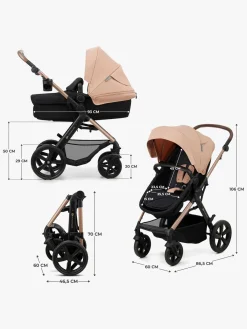 Duo- & Kombivogne|Kinderkraft MOOV 2 4-in-1 Duovogn, Sand Beige