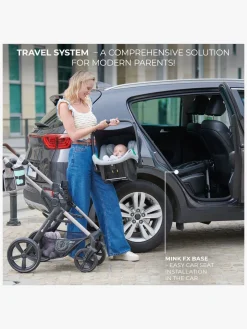 Duo- & Kombivogne|Kinderkraft MOOV 2 4-in-1 Duovogn, Moonlight Grey Grå