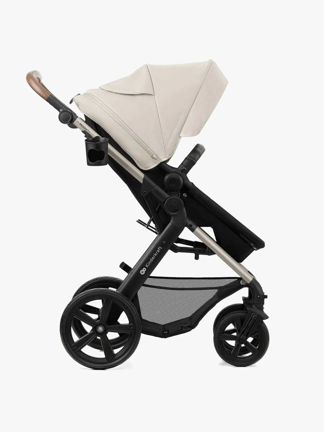 Duo- & Kombivogne|Kinderkraft MOOV 2 4-in-1 Duovogn, Moonlight Grey Grå