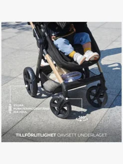 Duo- & Kombivogne|Kinderkraft MOOV 2 3-in-1 Kombivogn, Sand Beige