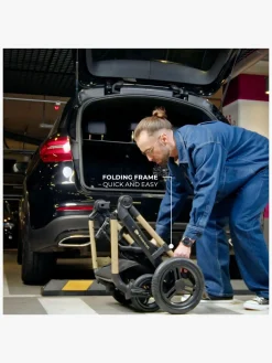 Duo- & Kombivogne|Kinderkraft MOOV 2 XL Air Kombivogn, Pure Black Sort