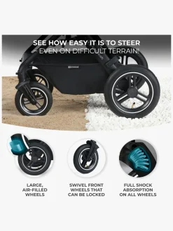 Vognpakker|Kinderkraft Multifunctional 3-in-1 B-Tour Mink Pro Kombivogn, Light Grey Grå