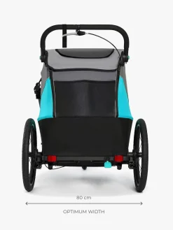 Kinderkraft Aktivitetsvogne-Nava Cykelanhænger, Hawaiian Blue