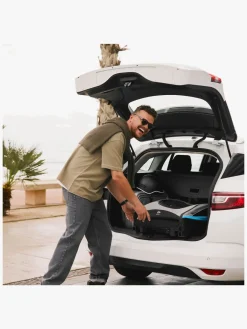 Kinderkraft Aktivitetsvogne-Nava Cykelanhænger, Hawaiian Blue