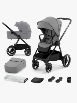 Duo- & Kombivogne|Kinderkraft NEA 2-in-1 Duovogn, Platinum Grey Grå