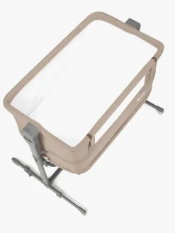 Børn Kinderkraft Børnesenge & Tilbehør-NESTE GROW Bedside Crib, Beige
