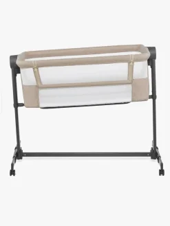 Børnesenge & Tilbehør|Kinderkraft Neste Up 2 Bedside Crib, Beige