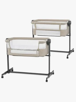 Børnesenge & Tilbehør|Kinderkraft Neste Up 2 Bedside Crib, Beige