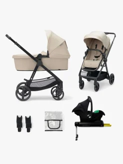 Kinderkraft Duo- & Kombivogne-NEWLY Mink Pro Kombivogn 4-i-1, Sand