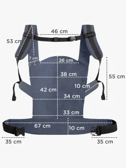 Kinderkraft Bæreseler, Strækvikler & Bærestole-NINO CONFETTI Bæresele, Denim