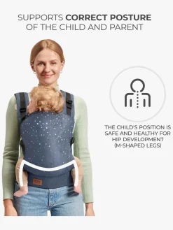 Kinderkraft Bæreseler, Strækvikler & Bærestole-NINO CONFETTI Bæresele, Denim