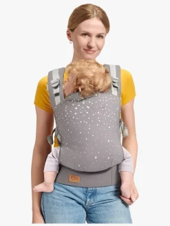 Bæreseler, Strækvikler & Bærestole|Kinderkraft NINO CONFETTI Bæresele, Grey Grå