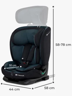 Autostole 9-36 Kg|Kinderkraft ONETO3 i-Size Autostol, Graphite Black Sort