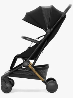 Rejseklapvogne|Kinderkraft PILOT 2 Klapvogn, Platinum Midnight Black Sort