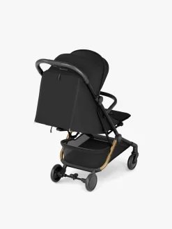 Rejseklapvogne|Kinderkraft PILOT 2 Klapvogn, Platinum Midnight Black Sort
