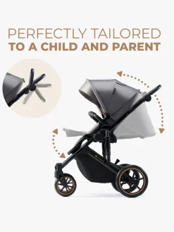 Duo- & Kombivogne|Kinderkraft Prime 2 2-in-1 Duovogn, Shadow Grey Grå