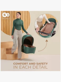 Duo- & Kombivogne|Kinderkraft Prime 2 2-in-1 Duovogn, Shadow Grey Grå