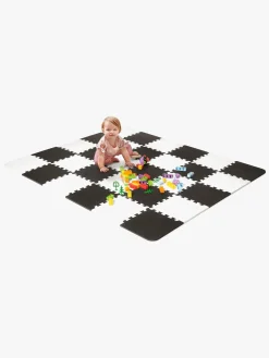 Interiør|Kinderkraft Puslespilstæppe 150x180 Foam, Sort