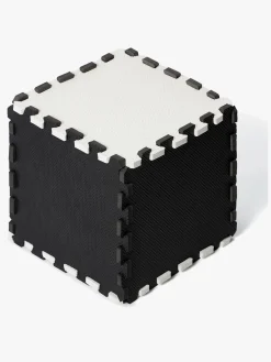 Interiør|Kinderkraft Puslespilstæppe 150x180 Foam, Sort