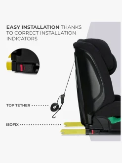 Kinderkraft Autostole 9-36 Kg-SAFETY-FIX 2 I-Size Autostol, Black