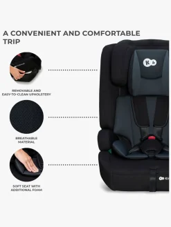 Kinderkraft Autostole 9-36 Kg-SAFETY-FIX 2 I-Size Autostol, Black