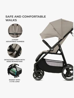 Kinderkraft Rejseklapvogne-Trig 3 Klapvogn, Stone