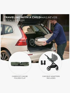 Duo- & Kombivogne|Kinderkraft YOXI 2-in-1 Duovogn, Mystic Green Grøn