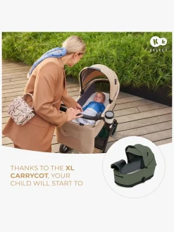 Duo- & Kombivogne|Kinderkraft YOXI 2-in-1 Duovogn, Mystic Green Grøn