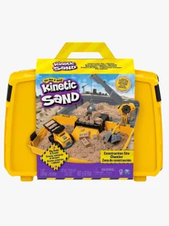 Kreativt Legetøj|KineticSand Kinetic Sand Byggeplads Sammenklappelig Sandkasse