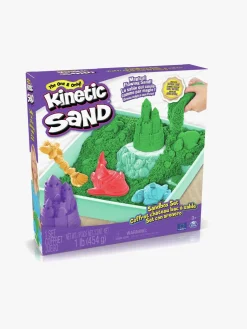 Kreativt Legetøj|KineticSand Kinetic Sand Legesæt Sandkasse Grøn