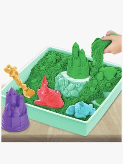 Kreativt Legetøj|KineticSand Kinetic Sand Legesæt Sandkasse Grøn