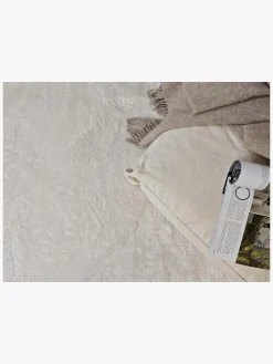 Gulvtæpper|KM Carpets Cozy Gulvtæppe 80x160, White