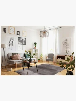 Gulvtæpper|KM Carpets Cozy Gulvtæppe 110x160, Grey