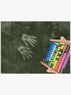 Børn KM Gulvtæpper-Carpets Cozy Gulvtæppe 133x190, Green