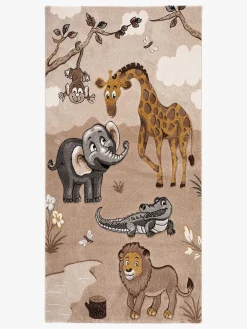 Gulvtæpper|KM Carpets Atlas Zoo Gulvtæppe 80x150, Natur
