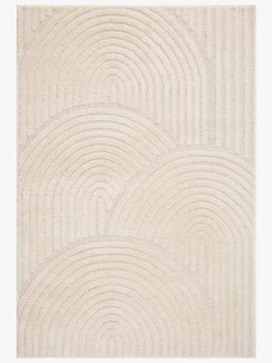 Gulvtæpper|KM Carpets Doria Zen Gulvtæppe 120x170, Hvid