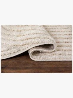 Gulvtæpper|KM Carpets Doria Zen Gulvtæppe 120x170, Hvid