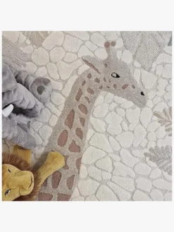 Gulvtæpper|KM Carpets Genova Gulvtæppe Giraf 80x150, Creme