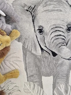 Gulvtæpper|KM Carpets Gulvtæppe Elefant 120x170, Creme