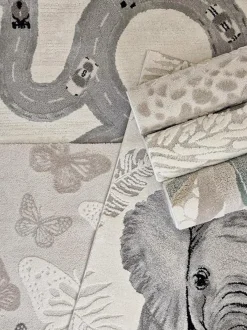 Gulvtæpper|KM Carpets Gulvtæppe Elefant 120x170, Creme