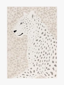 Gulvtæpper|KM Carpets Gulvtæppe Leopard 80x150, Creme