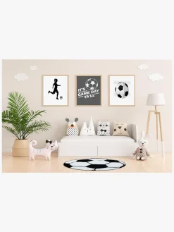 Børn KM Gulvtæpper-Carpets Gulvtæppe Play Fodbold Rundt 133