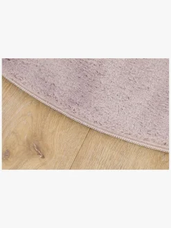 Gulvtæpper|KM Carpets Gulvtæppe Rund 160, Soft Dusty Pink