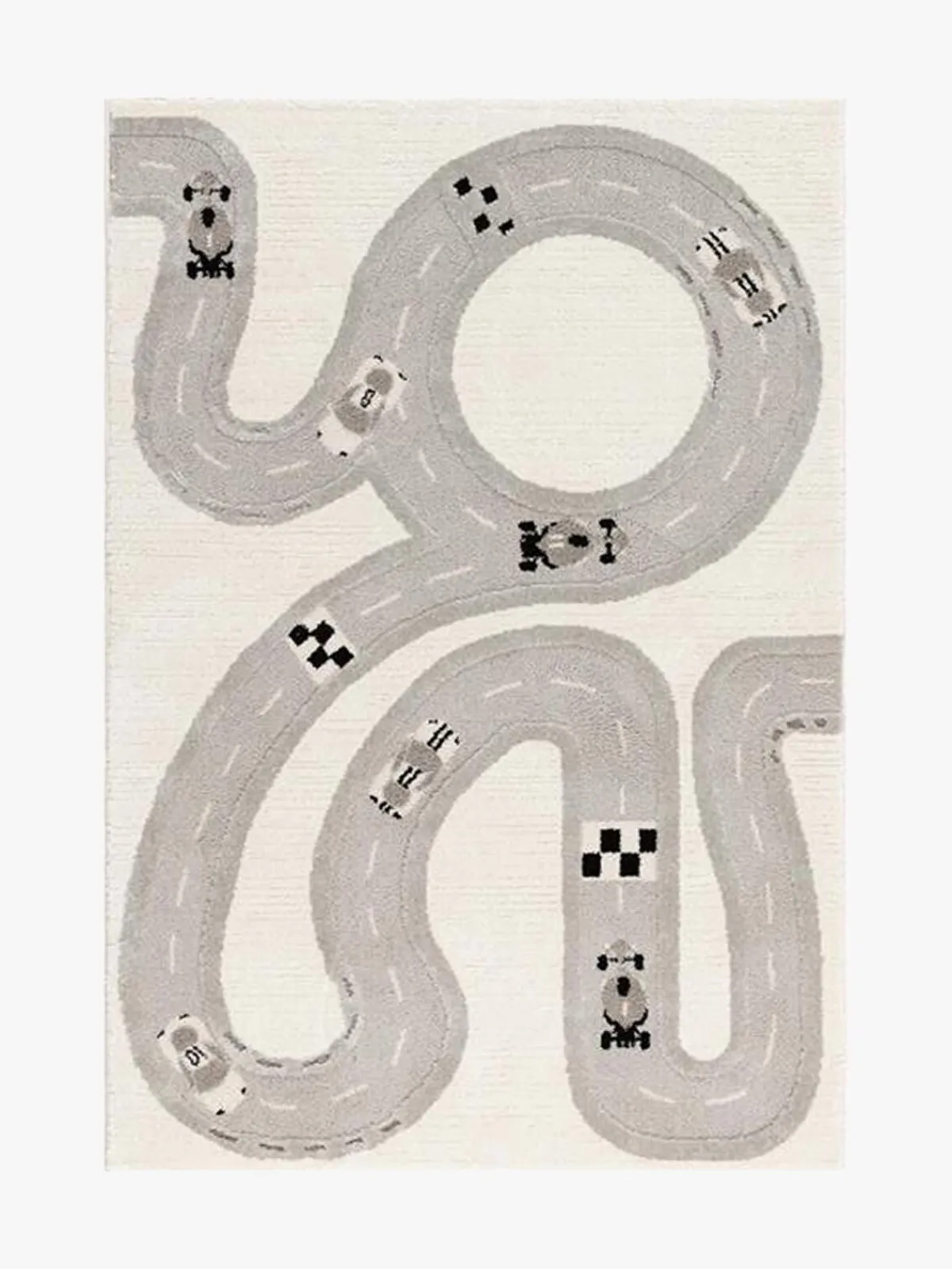 Interiør|KM Carpets Gulvtæppe Vej 80x150, Creme