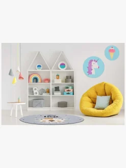 Børn KM Gulvtæpper-Carpets Little Lion Gulvtæppe 120 cm, Grå