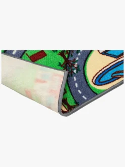 Børn KM Gulvtæpper-Carpets Vejgulvtæppe m. Gummiunderside Multi 133x170