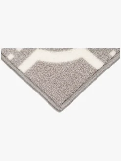 Gulvtæpper|KM Carpets Vejtæppe m. Gummiunderside Grå 133x170 Grå