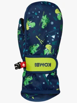 Børn Kombi Tilbehør|Vintertøj-Graceful Vanter, Snow Dino