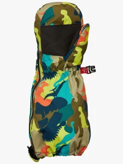 Børn Kombi Tilbehør|Vintertøj-Nevasca WG Handsker, Dino Camo