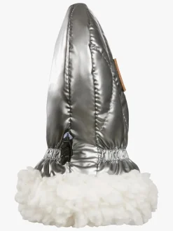 Børn Kombi Tilbehør|Vintertøj-Shiny Infant Vanter, Silver Shadow